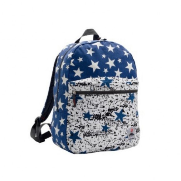 MOCHILA ESCOLAR REPUBLIC DE CANVAS TEEN 8331206 AZUL