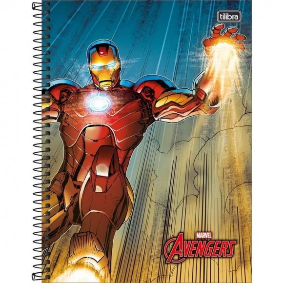 CADERNO UNIV. CD 10X1 TILIBRA SPIDER MAN 160 FLS