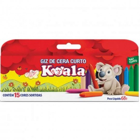 GIZ DE CERA KOALA CURTON 15 CORES