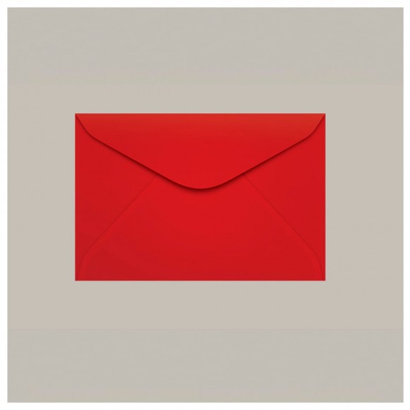 ENVELOPE VISITA 72X108MM TOKIO VERMELHO SCRITY