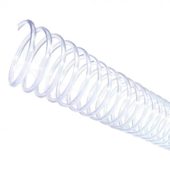 ESPIRAL ENCADERNACAO 33MM CRISTAL MARES