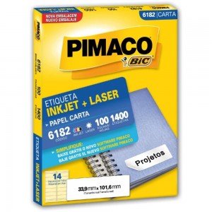 ETIQUETA INKJET/LASER TILIBRA CARTA 6182...