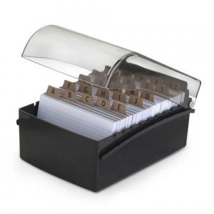 FICHARIO DE MESA C/BASE PLASTICA 5X8 PRE...