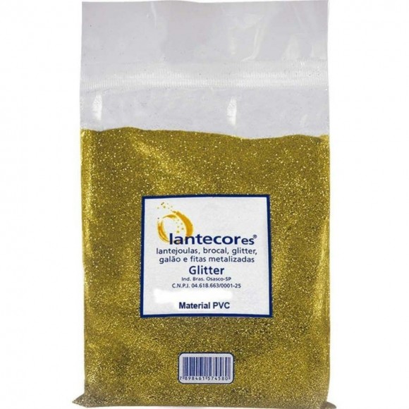 GLITTER METALICO 500G OURO