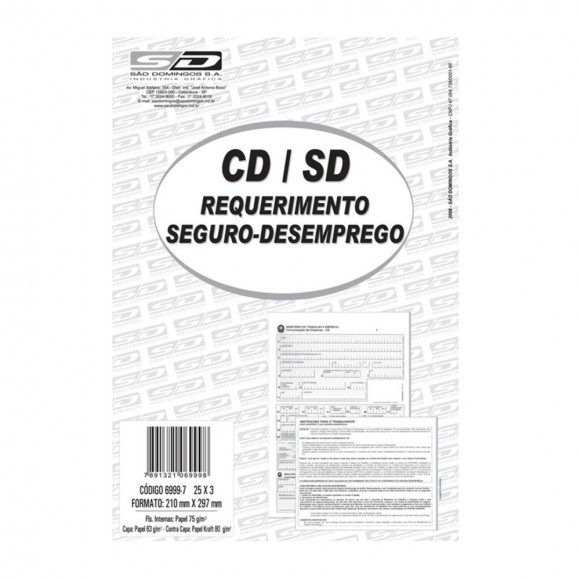 IMPRESSO - REQUERIMENTO SEGURO DESEMPREGO (CD).