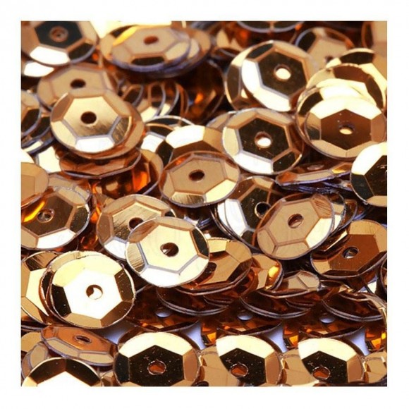 LANTEJOULAS 10MM 2G COBRE