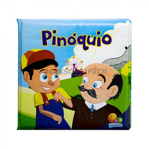 LIVRO INFANTIL - AVENTURAS NO BANHO PINOQUIO