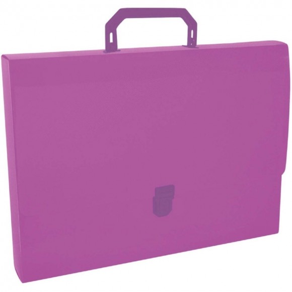 MALETA PLASTICA ACP C/ ALCA 40MM LILAS