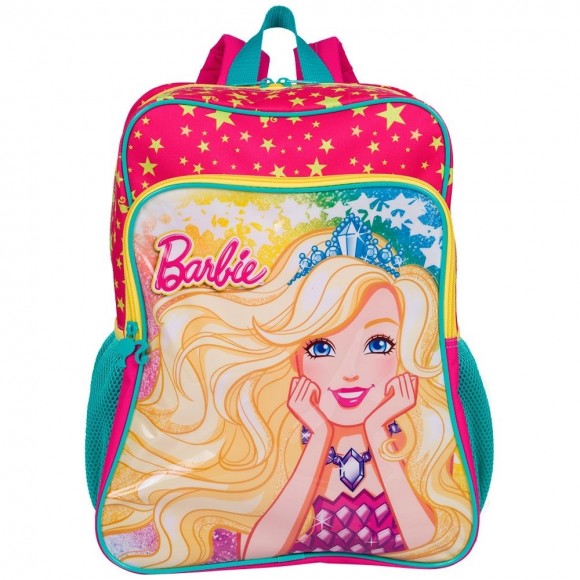 MOCHILA ESCOLAR SESTINI BARBIE C/ BOLSO 19M PLUS