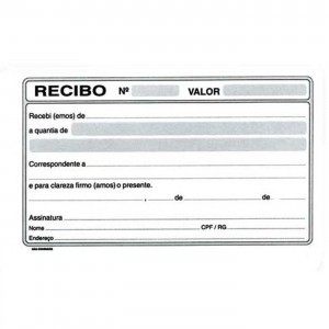 IMPRESSO - RECIBO COMERCIAL SEM CANHOTO ...