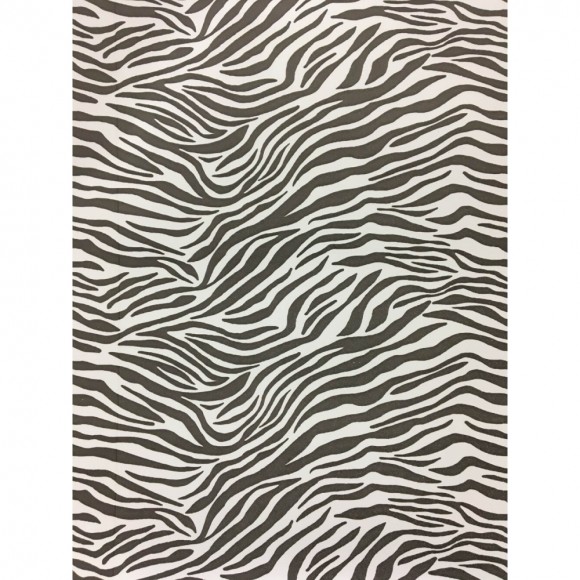 PLACA EM EVA 2MM 40X60CM ESTAMPADO ZEBRA MAKE+