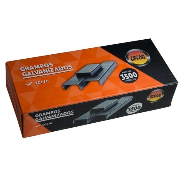 GRAMPO PARA GRAMPEADOR JOCAR GALVANIZADO 106/6 3500UN