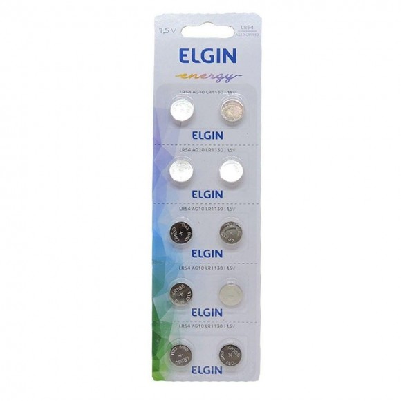 BATERIA ELGIN 1.5V LR41 82261 CT/10 UNID