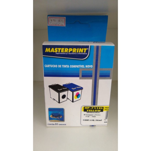 CARTUCHO HP 711 CZ132A YELLOW PLOTTER T120 T130 T520 T530