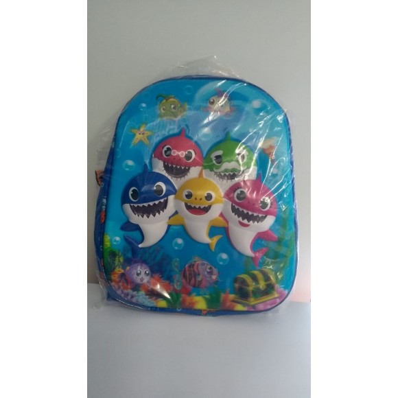 MOCHILA ESCOLAR MEDIA BABY SHARK EVA