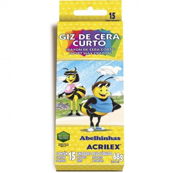 GIZ DE CERA CURTON 15 CORES