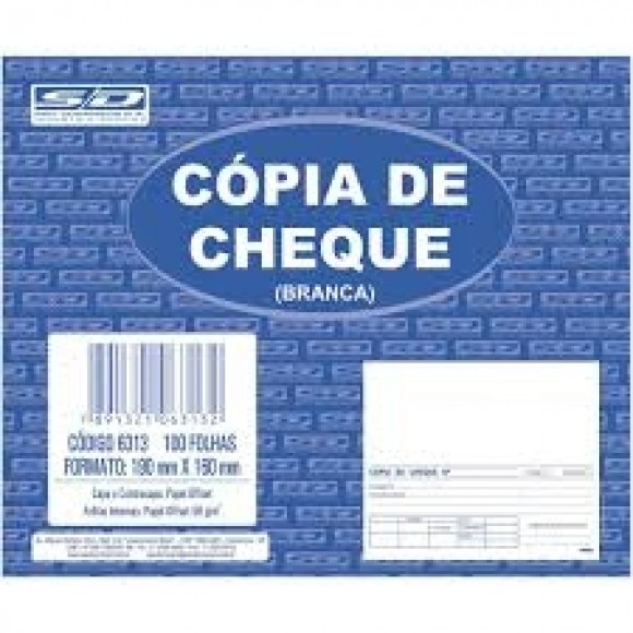 IMPRESSO - COPIA CHEQUE 100UN PE/10