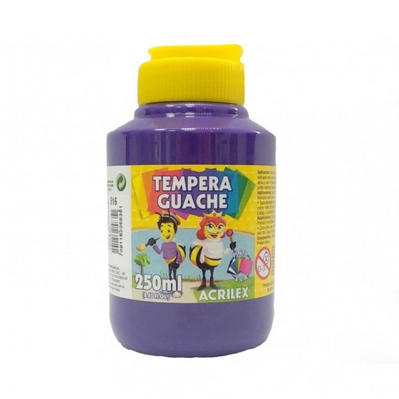 TINTA GUACHE ACRILEX 250 ML VIOLETA