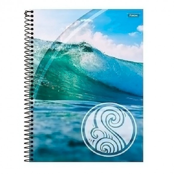 CADERNO CD ESP FORONI 4 ELEMENTOS 1X1 96FLS