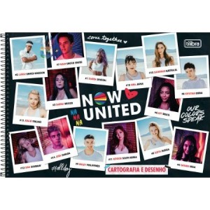 CADERNO DESENHO UNIV CAPA DURA NOW UNITE...