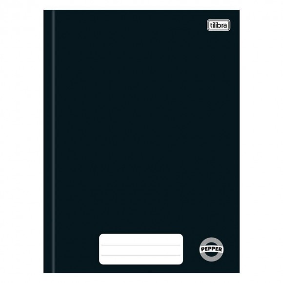 CADERNO BROCHURAO CD 80F PRETO PEPPER