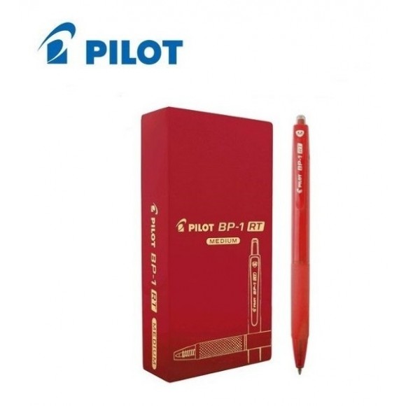 CANETA PILOT BP-1 RT VERMELHA CX/12