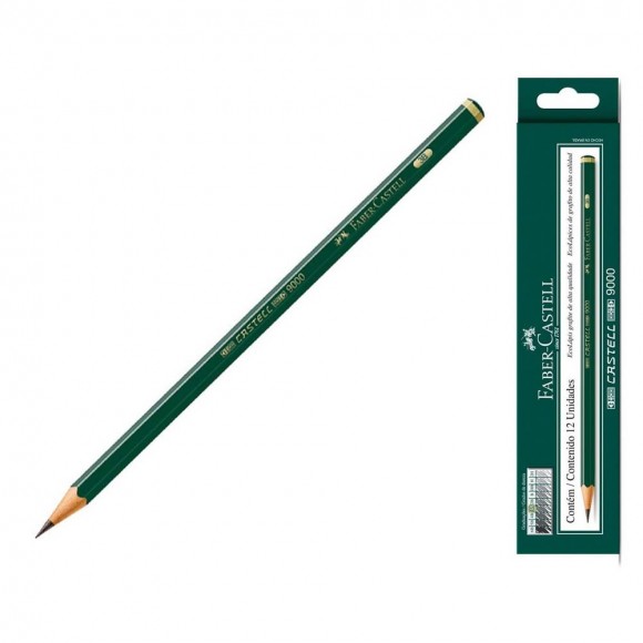 LAPIS TECNICO FABER CASTELL 4B 90004B