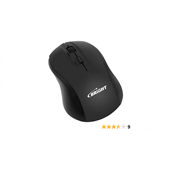 MOUSE OPTICO SEM FIO ESCOCIA 1600DPI USB PRETO