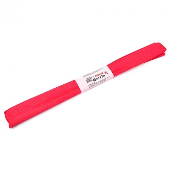 PAPEL CREPON 48CMX2,0M VMPVERMELHO