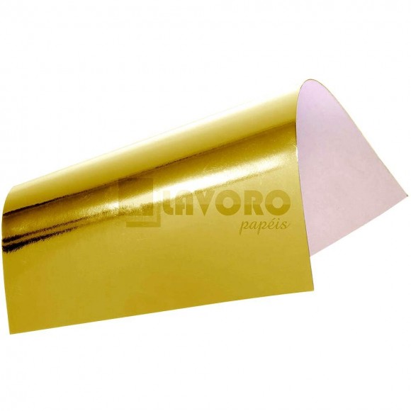 PAPEL LAMINADO 48X60CM VMP OURO