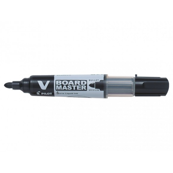 MARCADOR PARA QUADRO BRANCO RECARREGAVEL PILOT WBMA-VBM PRETO