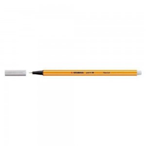 CANETA STABILO POINT88 0.4MM 88/94 PRATA