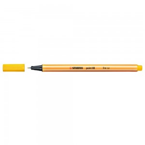 CANETA STABILO POINT88 0.4MM 88/44 AMARE...