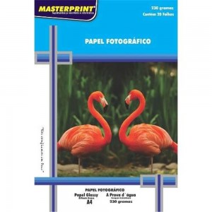PAPEL FOTOGRAFICO BRILHANTE A4 230G - P/...