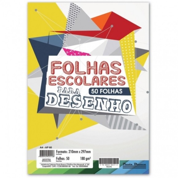 PAPEL SULFITE A4 180G PAUTA VERDE 50FLS