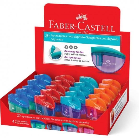 APONTADOR FABER CASTELL COM DEPOSITO AQUARIUS