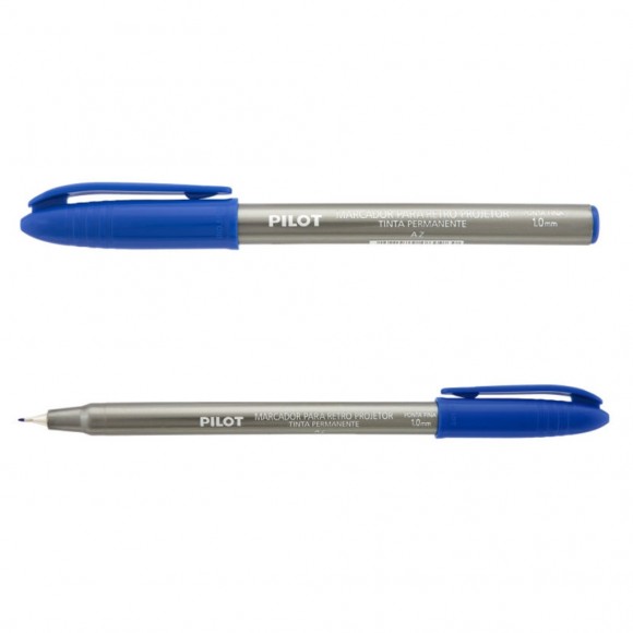 CANETA RETROPROJETOR PILOT 1.0MM AZUL