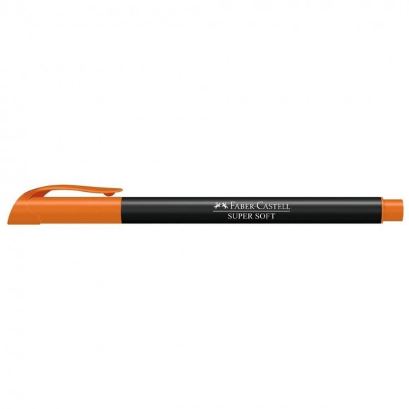 CANETA BRUSH FABER CASTELL SUPERSOFT LARANJA