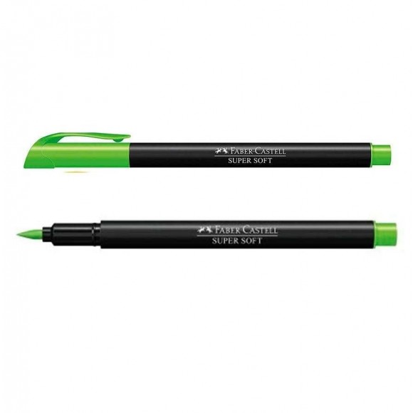 CANETA BRUSH FABER CASTELL SUPERSOFT VERDE