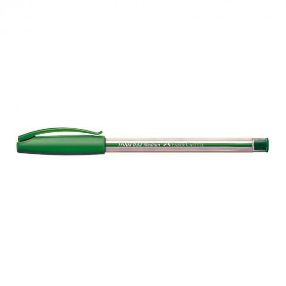 CANETA FABER CASTELL TRILUX MEDIA VERDE