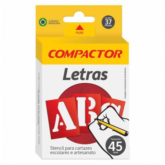 LETRAS E NUMEROS 45MM COMPACTOR