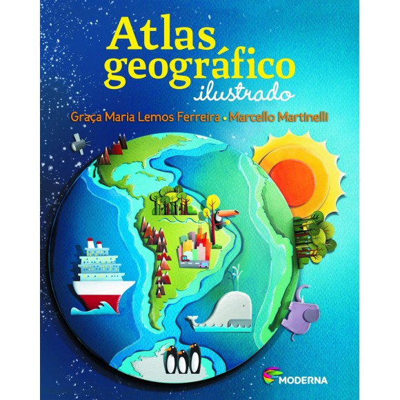 ATLAS GEOGRAFICO ESCOLAR MODERNA ILUSTRADO