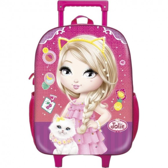 MOCHILA DE RODINHA TILIBRA JOLIE LOIRA G