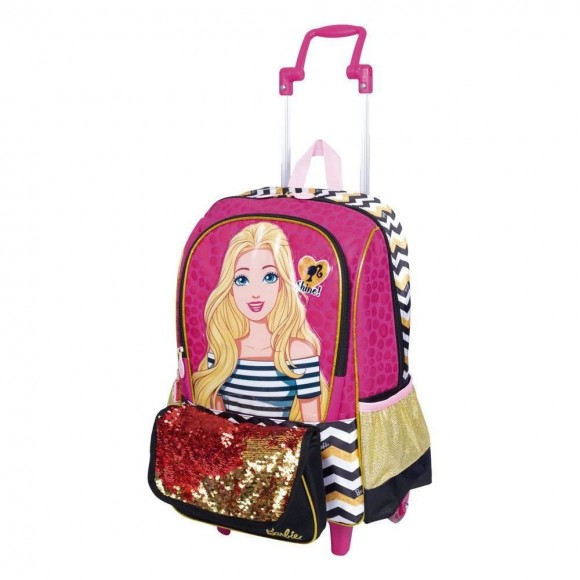 MOCHILA DE RODINHA SESTINI BARBIE G 19Z