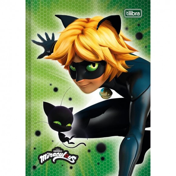 CADERNO BROCHURAO CD TILIBRA TOP CAT NOIR 80 FLS